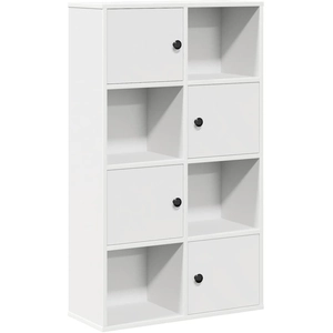 Bibliothèque blanc 60x24x101,5 cm bois d'ingénierie Vidaxl pas cher