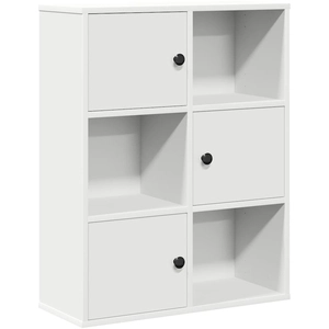 Vidaxl - Bibliothèque blanc 60x24x76,5 cm bois d'ingénierie pas cher
