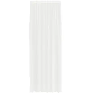 vidaXL Rideau en Dentelle Blanc 150 x 300 cm Polyester pas cher
