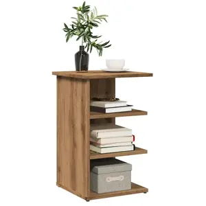 Vidaxl - Buffet chêne artisanal 35x35x55 cm bois d'ingénierie pas cher