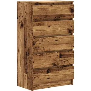 vidaXL Commode vieux bois 60x36x103 cm bois d'ingénierie pas cher