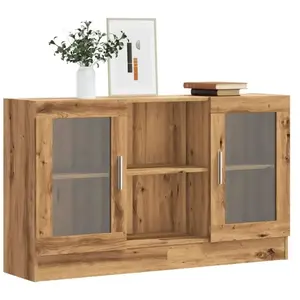 Vidaxl - Buffet chêne artisanal 120x30,5x70 cm bois d'ingénierie