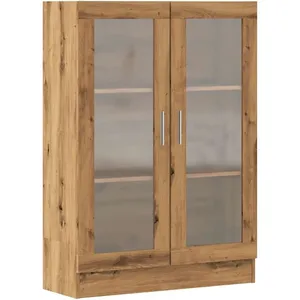 vidaXL Bibliothèque chêne artisanal 82,5x30,5x115 cm bois d'ingénierie pas cher