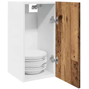 Comparateur de prix : Vidaxl - Armoire suspendue vieux bois 30x31x60 cm bois d'ingénierie