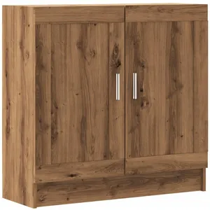 Bibliothèque chêne artisanal 82,5x30,5x80 cm bois d'ingénierie - Vidaxl pas cher