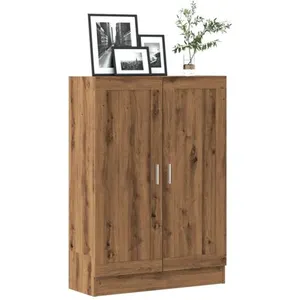 Vidaxl bibliothèque chêne artisanal 82,5x30,5x115 cm bois d'ingénierie pas cher