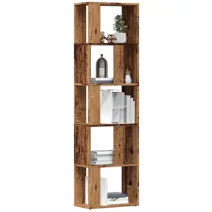 vidaXL Bibliothèque vieux bois 45x24x159 cm bois d'ingénierie pas cher