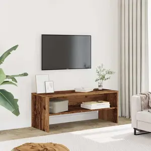 Vidaxl - Meuble tv vieux bois 100x40x40 cm bois d'ingénierie pas cher
