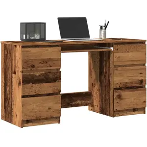 Comparateur de prix : vidaXL Bureau vieux bois 140x50x77 cm bois d'ingénierie
