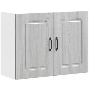 vidaXL Armoire murale de cuisine Kalmar sonoma gris bois d'ingénierie pas cher