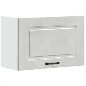 vidaXL Armoire murale de cuisine Kalmar gris béton bois d'ingénierie pas cher