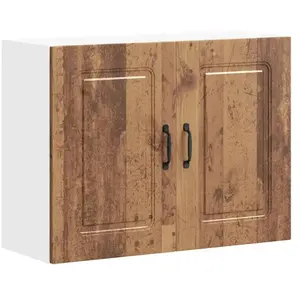 Armoire Murale De Cuisine Kalmar Vieux Bois Bois D'Ingénierie - Vidaxl pas cher