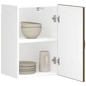 vidaXL Armoire murale de cuisine Kalmar chêne marron bois d'ingénierie pas cher