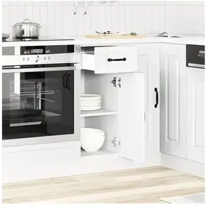 vidaXL Armoire de cuisine Kalmar blanc bois d'ingénierie pas cher