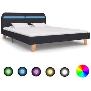 vidaXL Auvent rétractable automatique avec LED bordeaux 500x300 cm pas cher