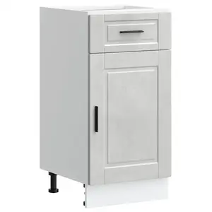 vidaXL Armoire de cuisine Porto gris béton bois d'ingénierie pas cher
