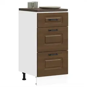vidaXL Armoire de cuisine Kalmar chêne marron bois d'ingénierie pas cher