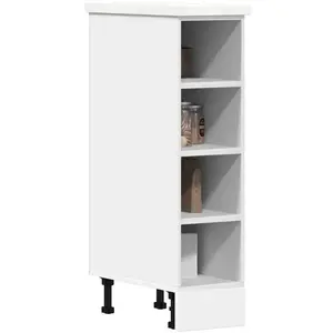Comparateur de prix : vidaXL Armoire de plancher blanc 20x44,5x81,5 cm bois d'ingénierie