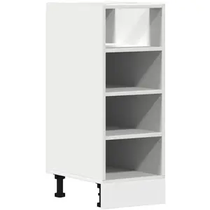 Comparateur de prix : vidaXL Armoire de plancher blanc 30x44,5x81,5 cm bois d'ingénierie