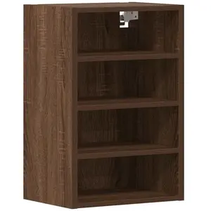 vidaXL Armoire suspendue chêne marron 40x29,5x60 cm bois d'ingénierie pas cher