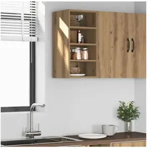 Comparateur de prix : vidaXL Armoire suspendue chêne artisanal 30x29,5x60 cm bois ingénierie