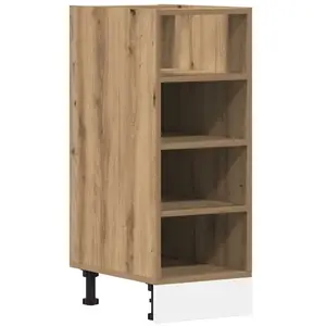 Comparateur de prix : vidaXL Armoire de plancher chêne artisanal 30x44,5x81,5 cm