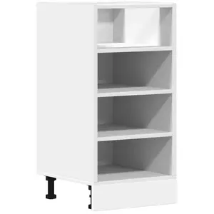 Comparateur de prix : vidaXL Armoire de plancher blanc 40x44,5x81,5 cm bois d'ingénierie