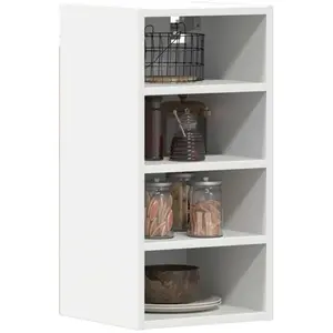 Comparateur de prix : vidaXL Armoire suspendue blanc 30x29,5x60 cm bois d'ingénierie