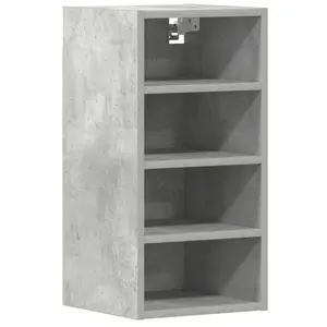 vidaXL Armoire suspendue gris béton 30x29,5x60 cm bois d'ingénierie