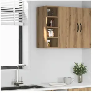 vidaXL Armoire suspendue chêne artisanal 20x29,5x60 cm bois ingénierie pas cher