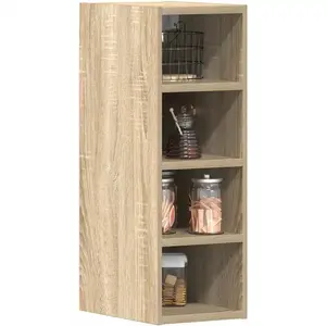 Comparateur de prix : vidaXL Armoire suspendue chêne sonoma 20x29,5x60 cm bois d'ingénierie