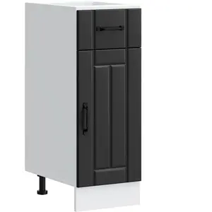 Comparateur de prix : vidaXL Armoire de cuisine Lucca noir bois d'ingénierie