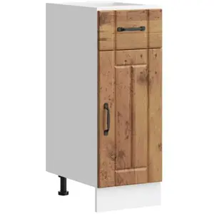vidaXL Armoire de cuisine Lucca vieux bois bois ingénierie pas cher