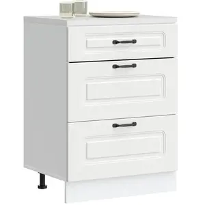 Vidaxl - Armoire de cuisine Kalmar blanc bois d'ingénierie