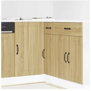 Meuble de base de lavabo Lucca chêne sonoma bois d'ingénierie - Vidaxl pas cher