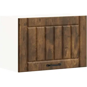 Armoire murale de cuisine Lucca chêne fumé bois ingénierie Vidaxl pas cher