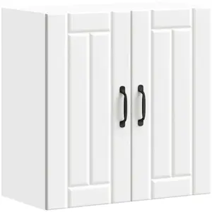 Vidaxl - Armoire murale de cuisine Lucca blanc bois d'ingénierie pas cher
