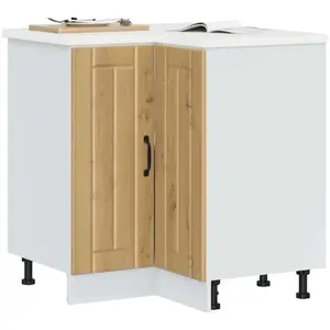 Comparateur de prix : vidaXL Armoire d'angle de cuisine Lucca chêne artisanal