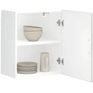 Comparateur de prix : vidaXL Vidaxl Armoires Murales De Cuisine 2 Pcs Porto Gris Béton