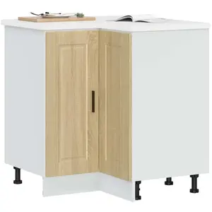 Vidaxl armoire d'angle de cuisine porto chêne sonoma bois d'ingénierie