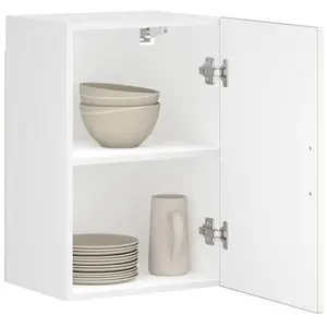 vidaXL Vidaxl Armoire Murale De Cuisine Porto Blanc Bois D'ingénierie