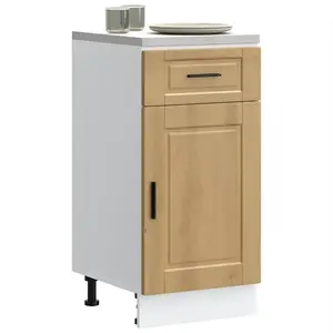 vidaXL Armoire de cuisine Porto chêne artisanal bois d'ingénierie pas cher