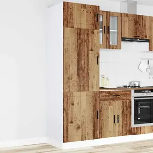 Comparateur de prix : vidaXL Armoire de cuisine Porto vieux bois bois d'ingénierie