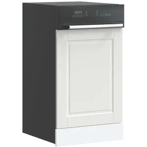 Comparateur de prix : vidaXL Panneau de lave-vaisselle Porto blanc 45x1,5x67 cm 854127