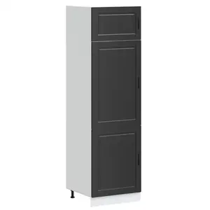 Comparateur de prix : vidaXL Armoire de cuisine Porto noir bois d'ingénierie