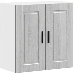 Vidaxl armoire murale de cuisine porto sonoma gris bois d'ingénierie pas cher
