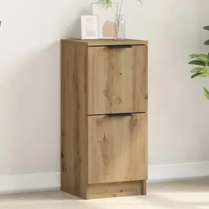 Vidaxl - Buffet chêne artisanal 30x30x70 cm bois d'ingénierie