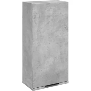 Vidaxl - Armoire de salle de bain murale Gris béton 32x20x67 cm Gris
