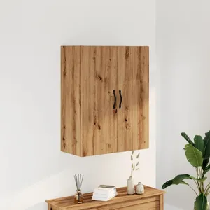 vidaXL Armoire murale chêne artisanal 69,5x34x90 cm bois d'ingénierie pas cher