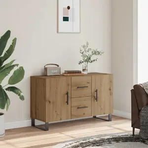Vidaxl - Buffet chêne artisanal 100x36x60 cm bois d'ingénierie pas cher